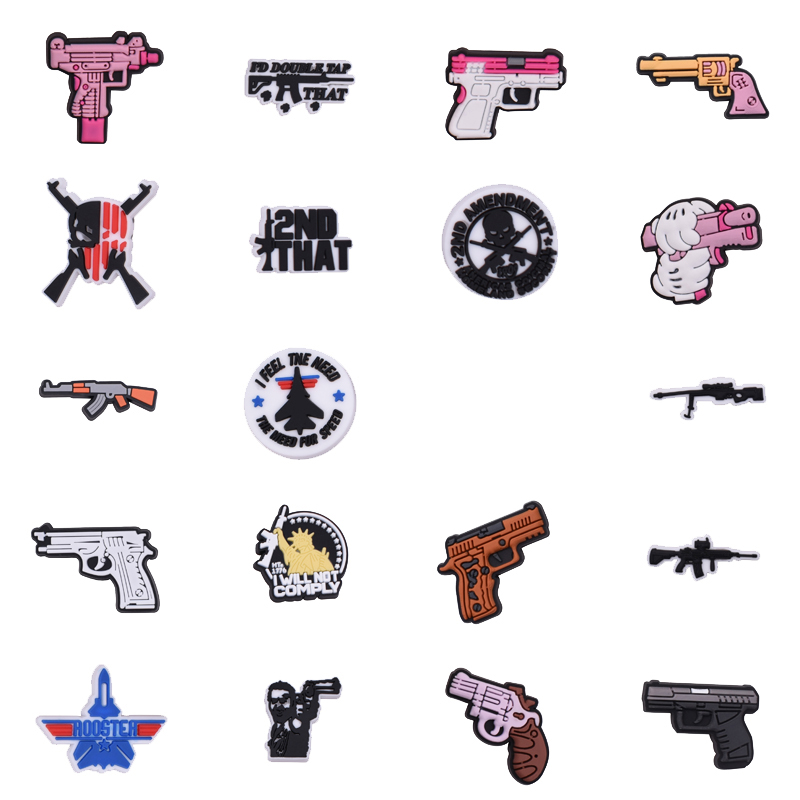 Women'S Accessories For Crocs - Gun Shoe Charms for Crocs Sandals