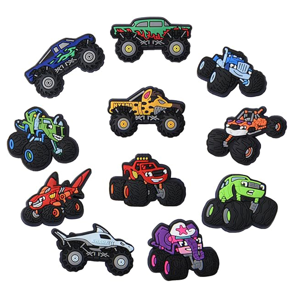 Women'S Accessories For Crocs - 11Pcs Cars Cartoon Shoe Charms,Croc Charms,Jibbitz