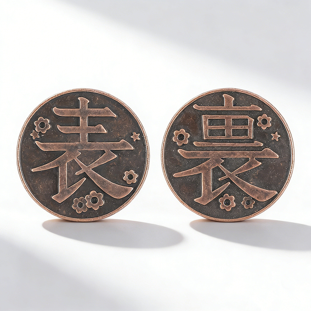 Women Accessories Trendy - Anime Periphery Tsuyuri Kanawo Metal Commemorative