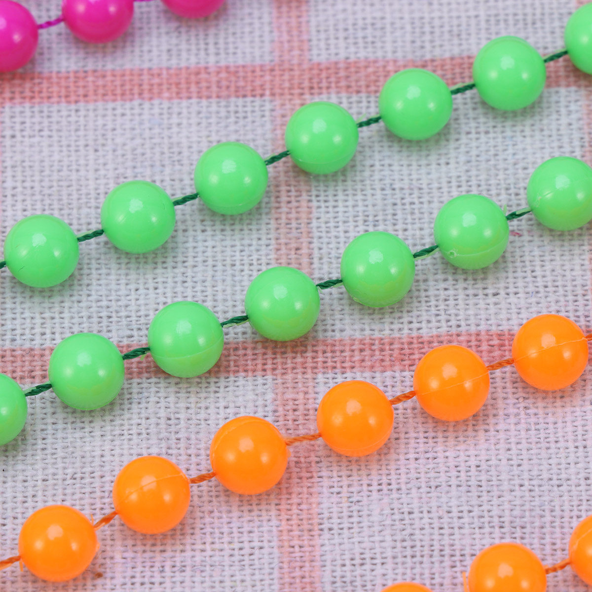 Women'S Accessories In The 80S - 4Pcs Plastic Bead Necklace Women Colorful
