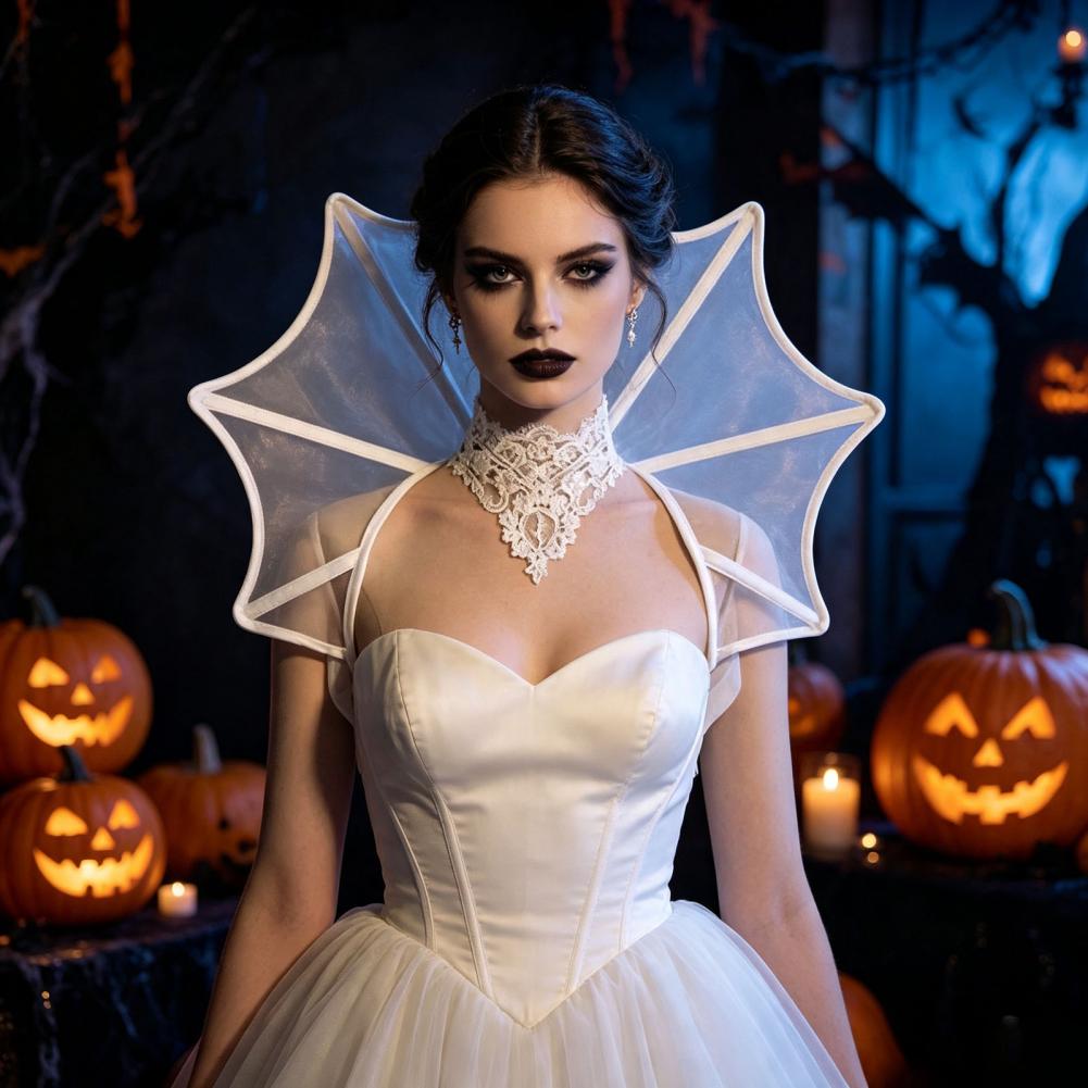 Women'S Vampire Accessories - Stand Up Vampire Collar, Gothic Victorian