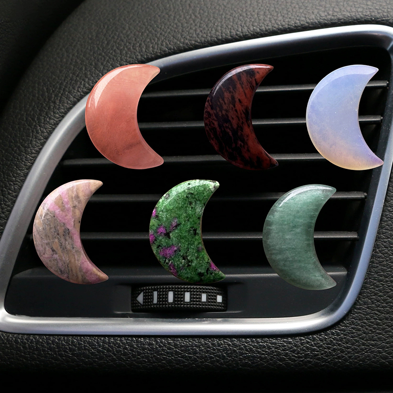 Women Accessories Outlet - Car Air Vent Clip Moon Ornament