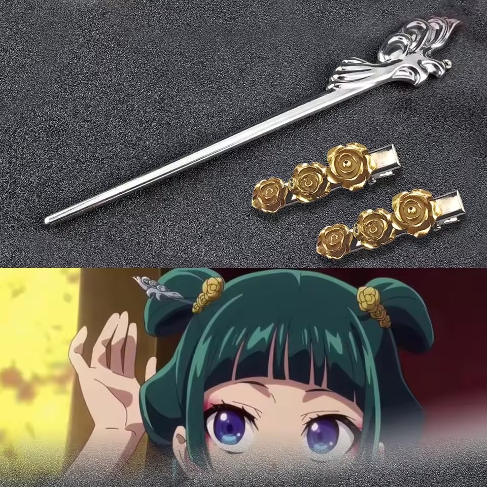 Women Accessories Trendy - Apothecary Diaries Alloy Hairpins Anime Cosplay