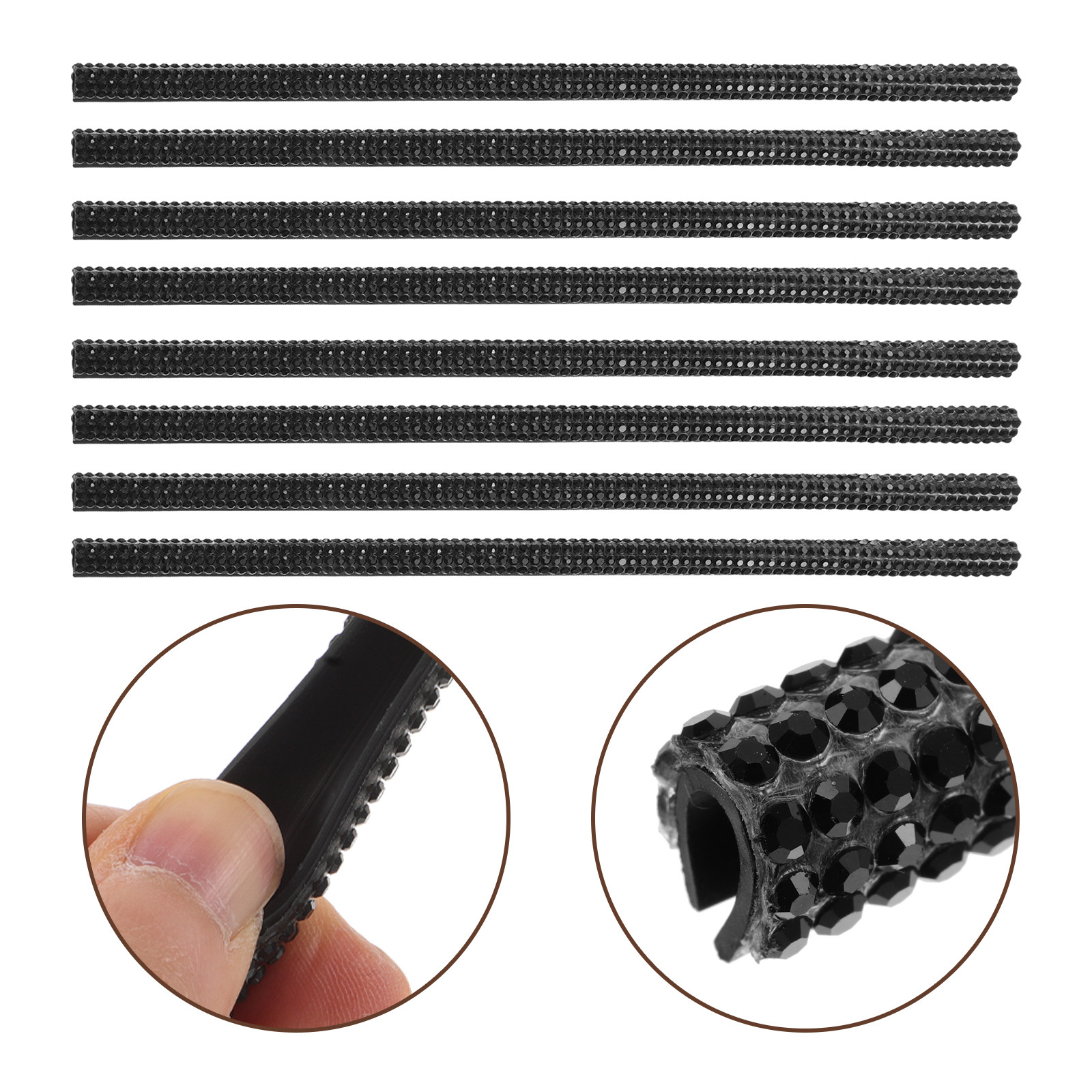 Women Accessories Outlet - 10Pcs Rhinestone Car Air Vent Trim