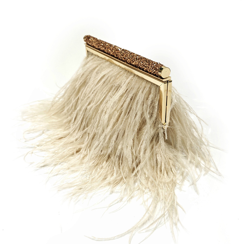 Wallet Chain Bag - Fashion Clutch Metal frame Evening Bags