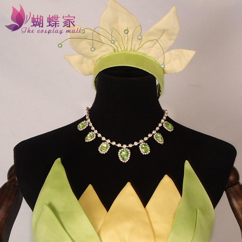 Princess Tiana Dress Cosplay C - огляд і ціна Women Accessories Kit