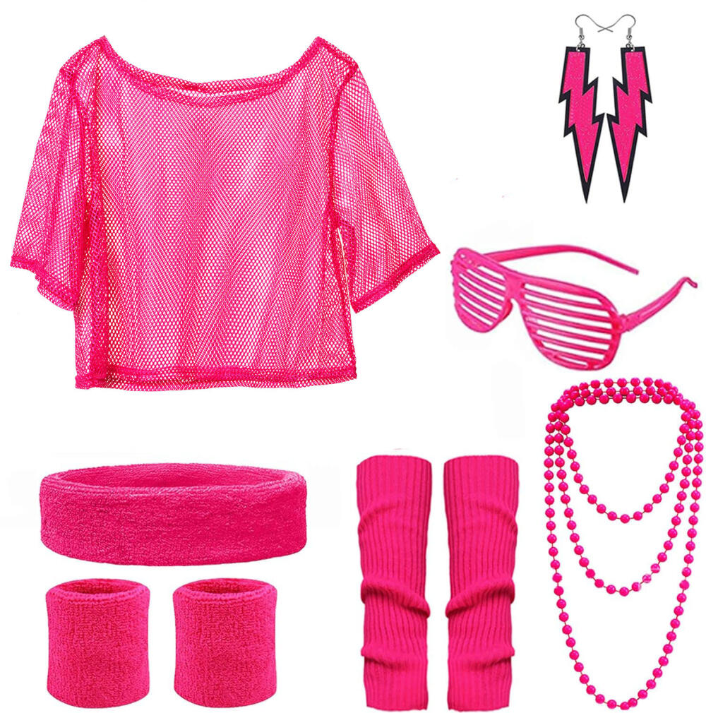 80S Disco Party Outfit Set for - огляд і ціна Women'S Accessories In The 80S