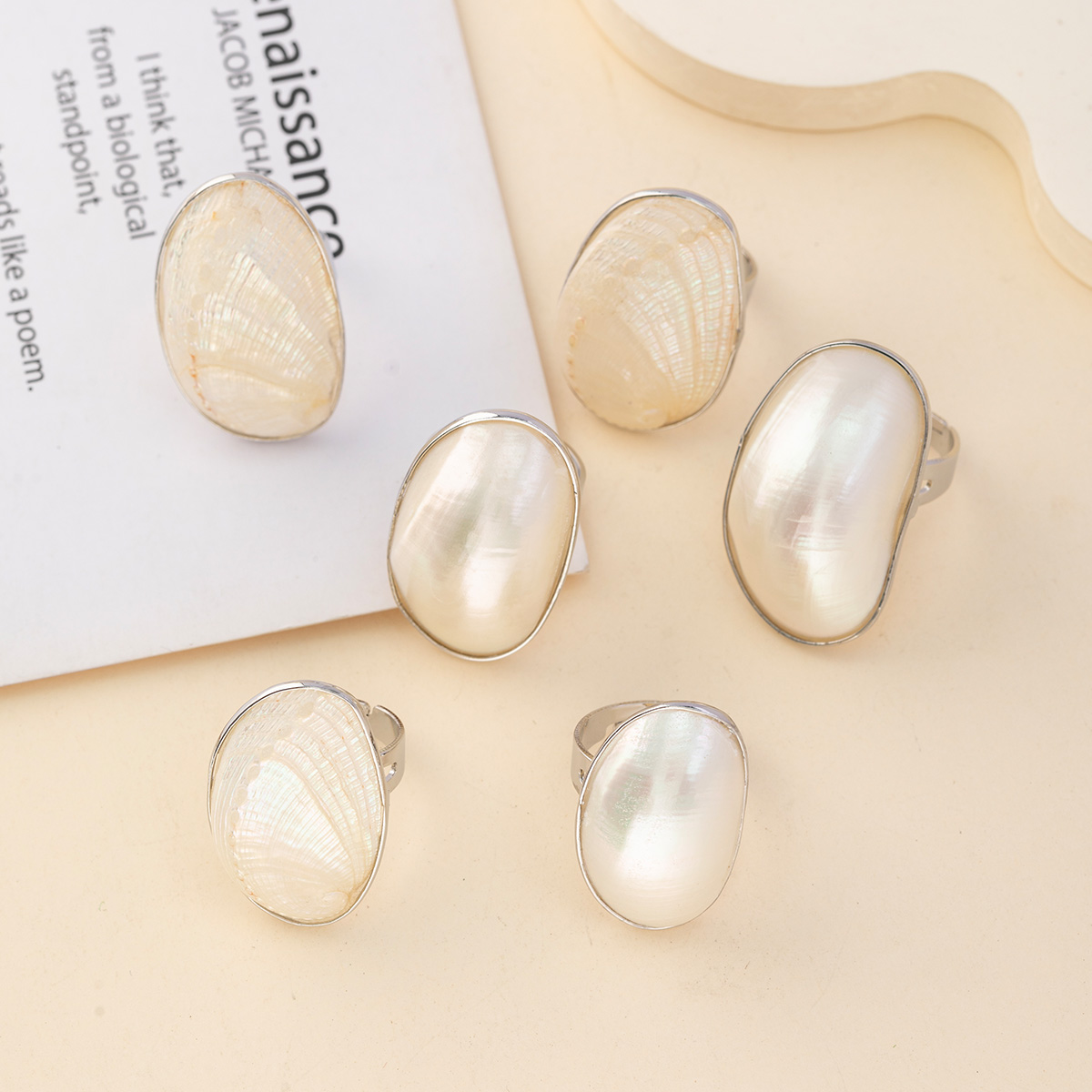 Vintage Chunky Shell Rings for - огляд і ціна Women Accessories Outlet