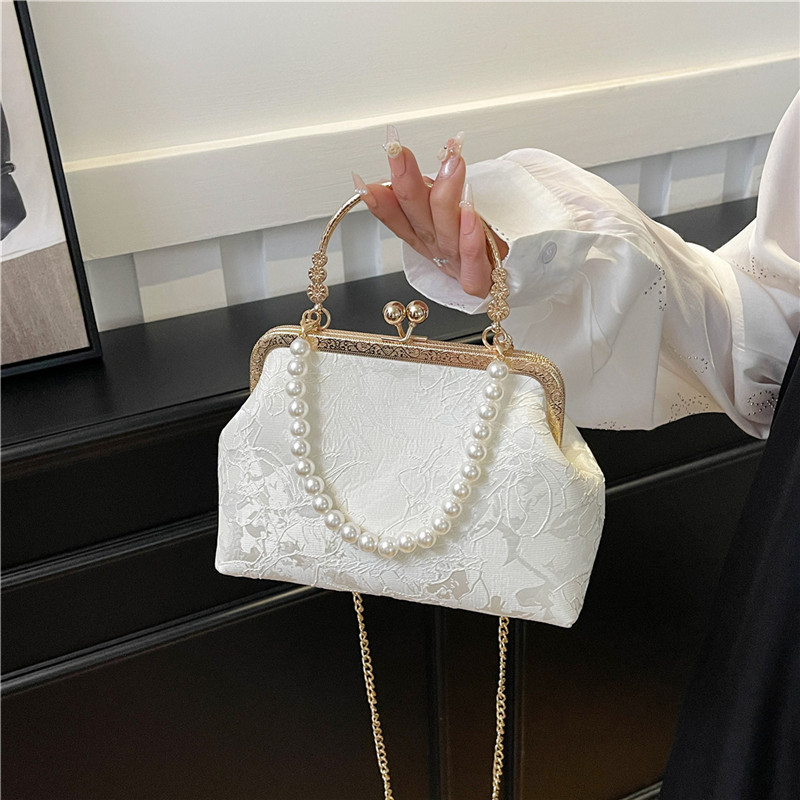 Vintage Classic Lace Bag pearl - огляд і ціна Wallet Chain Bag