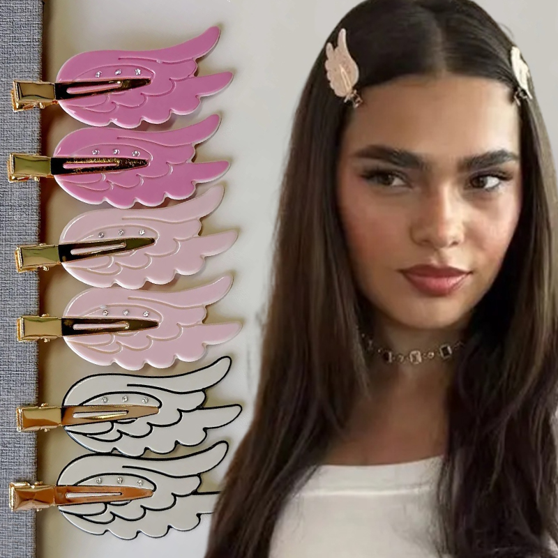 1/2pcs Cute Wings Hairpin Fun  - огляд і ціна Women'S Vanity Accessories