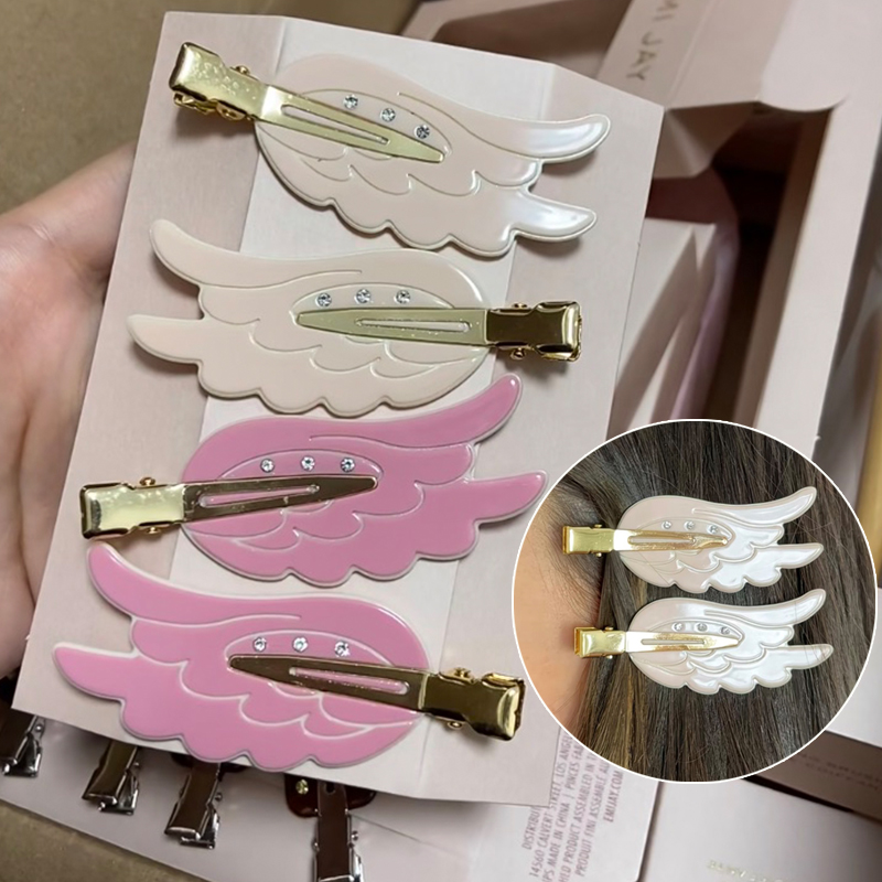 1/2pcs Cute Wings Hairpin Fun  - огляд і ціна Women'S Vanity Accessories