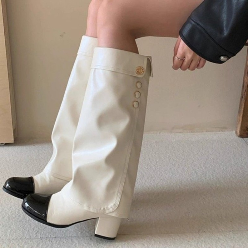 Elegant Black White Spliced Kn - огляд і ціна Women'S Ankle Accessories