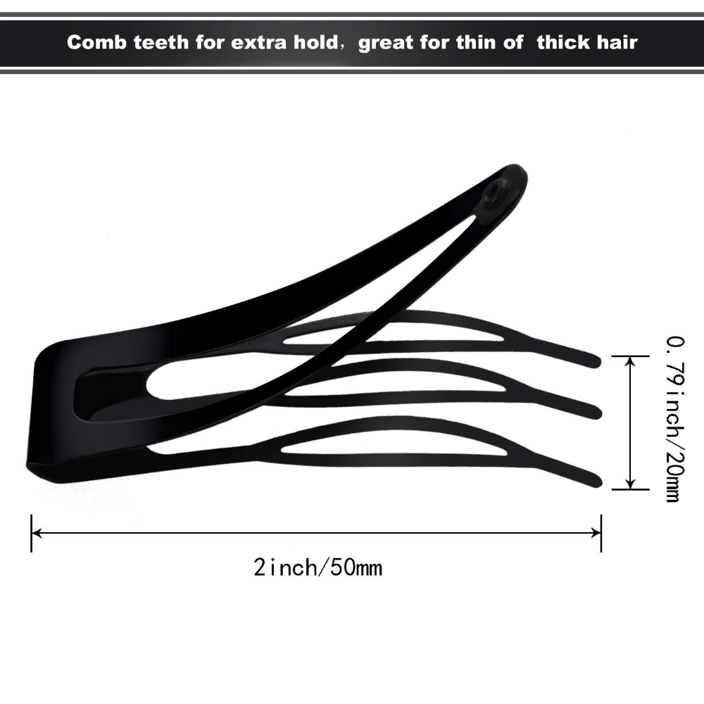 10pcs/lot Metal Snap Hair Clip - огляд і ціна Women Accessories List