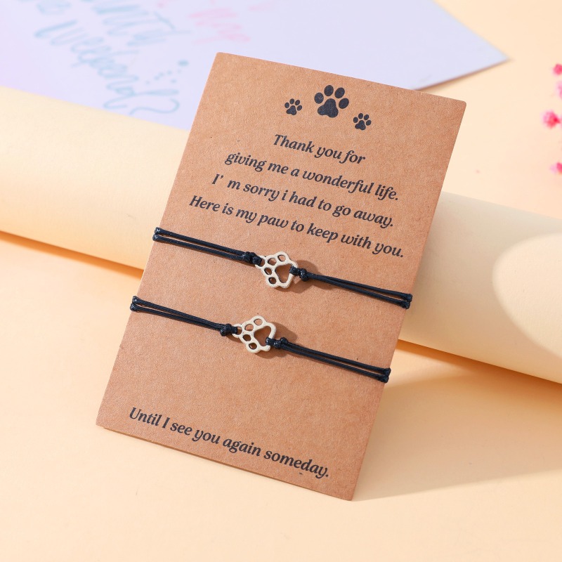 Adjustable Paw Print Couple Br - огляд і ціна Women Accessories Meaning
