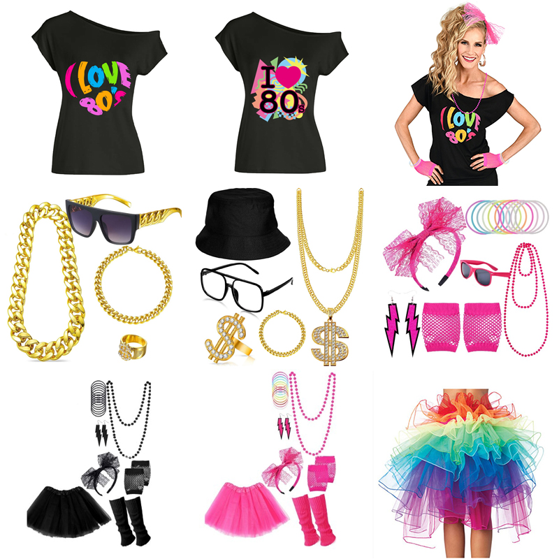 80s Fancy Dress Accessories Re - огляд і ціна Women'S Accessories In The 80S