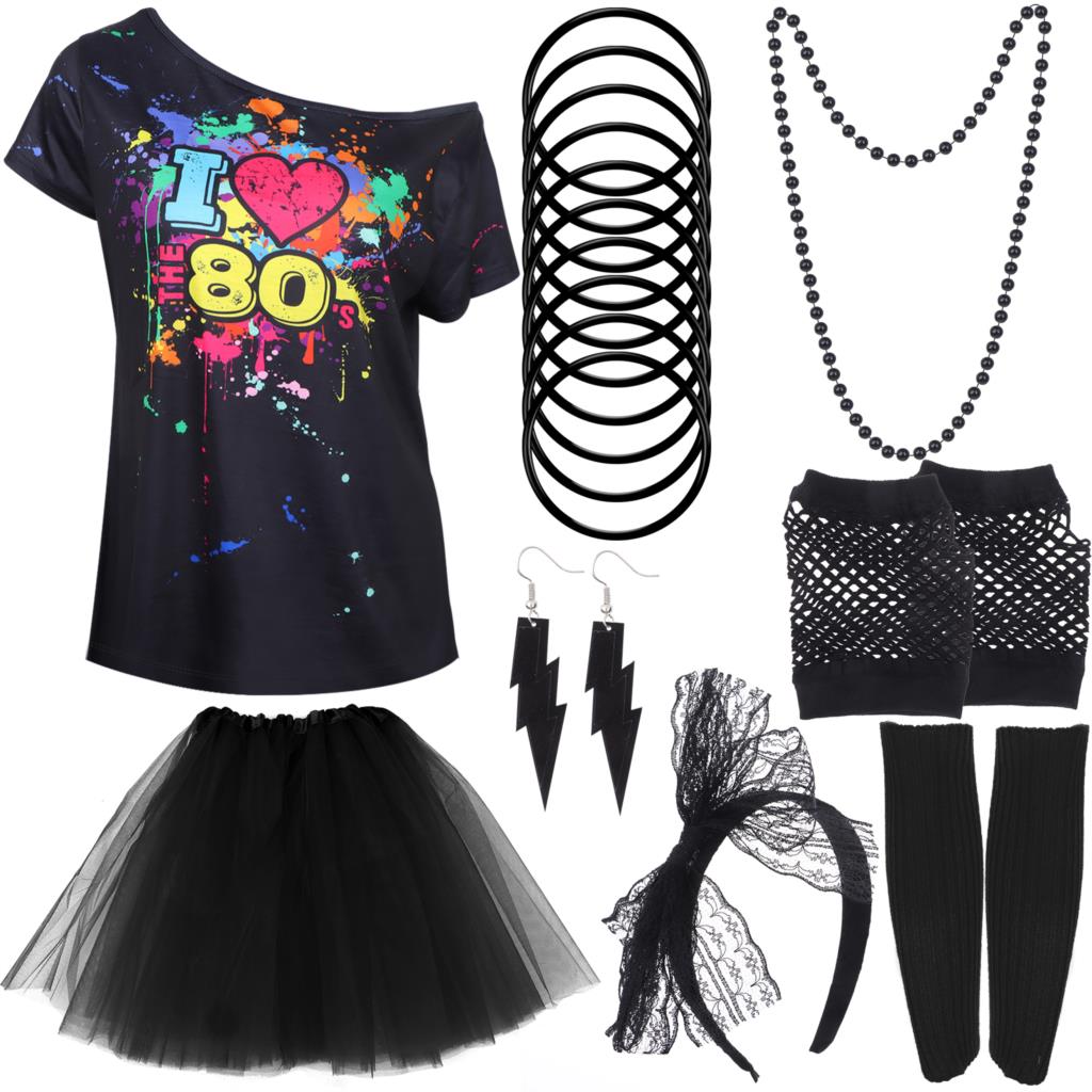 80s Fancy Dress Accessories Re - огляд і ціна Women'S Accessories In The 80S