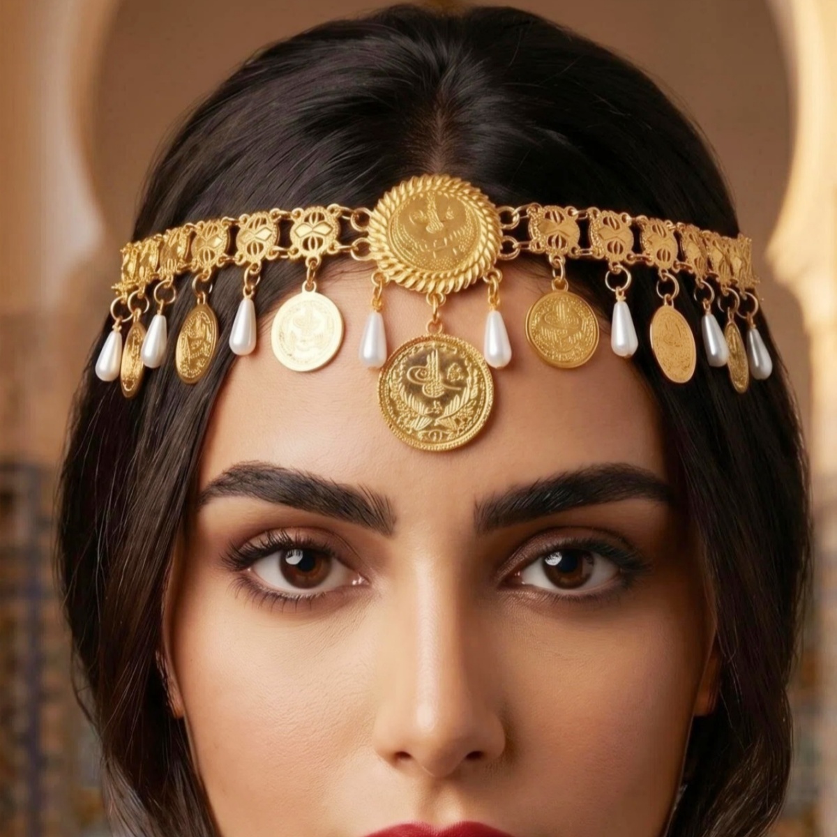 Kurdish Headpiece Jewelry Egyp - огляд і ціна Women'S Egyptian Accessories