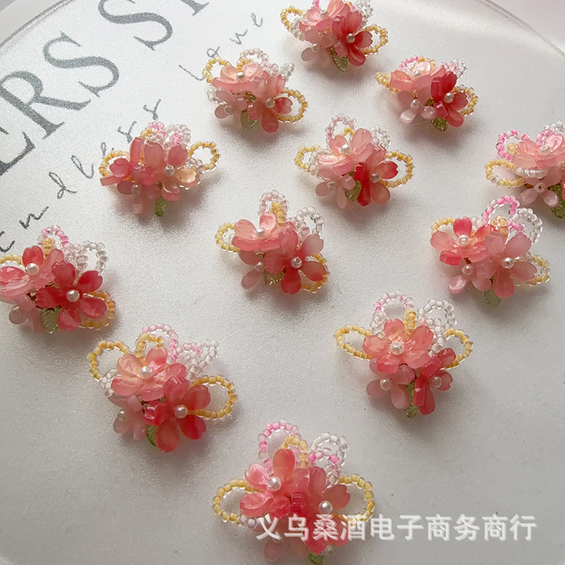 Upgraded 3D Beaded Begonia Flo - огляд і ціна Women'S Accessories For Crocs