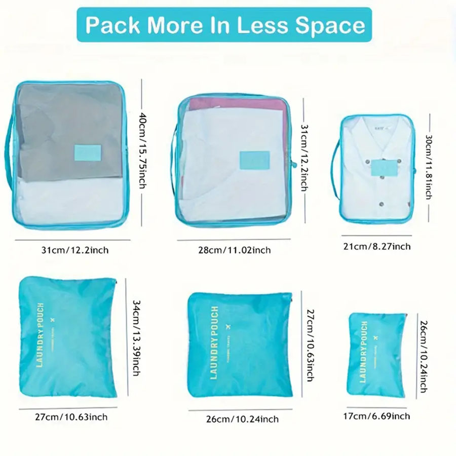 6pcs Travel Organizer Storage  - огляд і ціна Women Accessories List
