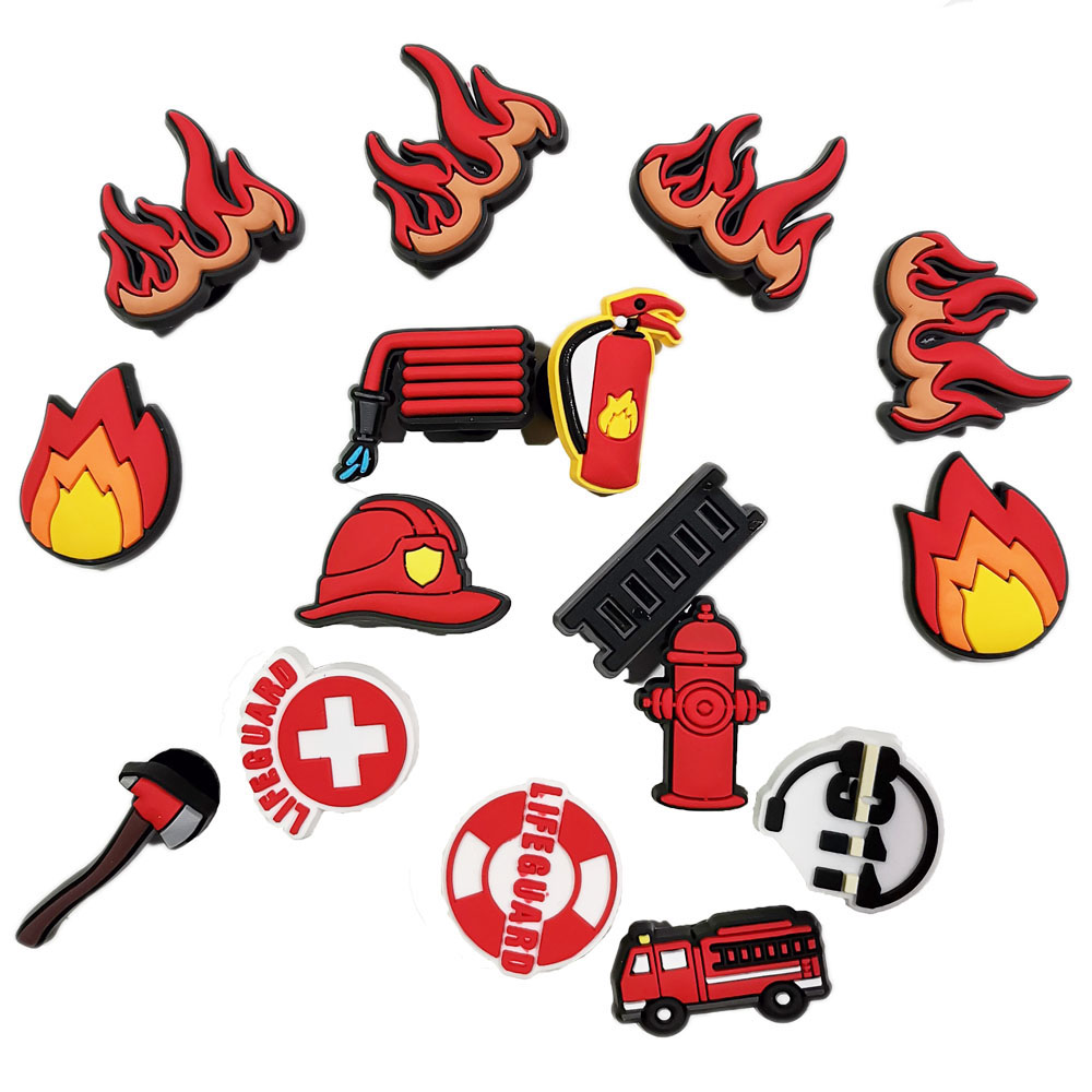 Fireman Shoe Charms for Crocs  - огляд і ціна Women'S Accessories For Crocs