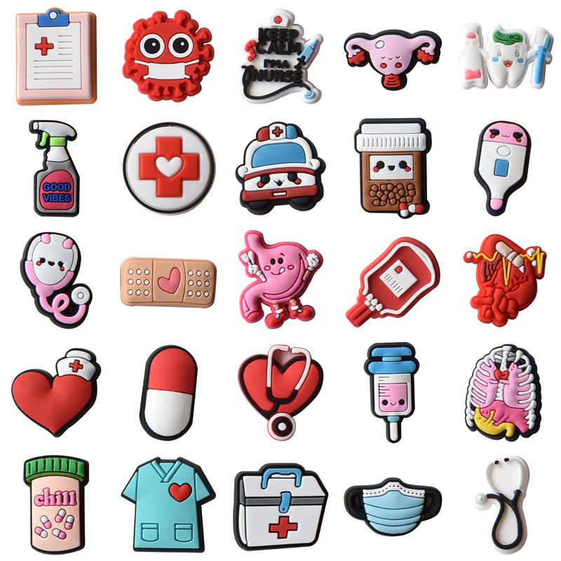 Nursing Shoe Charms for Crocs  - огляд і ціна Women'S Accessories For Crocs