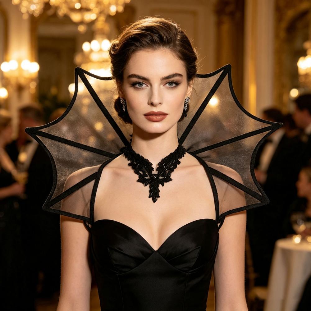 Stand Up Vampire Collar, Gothi - огляд і ціна Women'S Vampire Accessories
