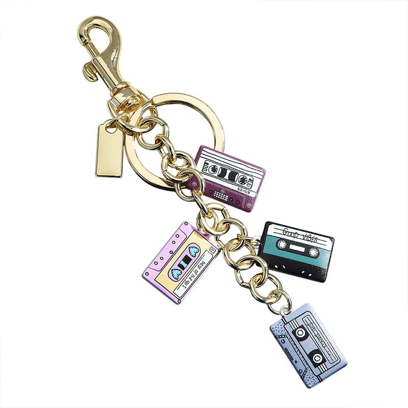Vintage Cassette Tape Keychain - огляд і ціна Women'S Accessories In The 80S