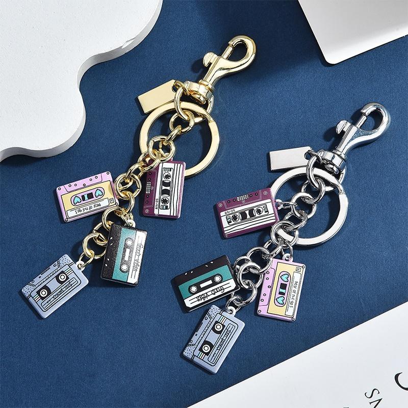 Vintage Cassette Tape Keychain - огляд і ціна Women'S Accessories In The 80S