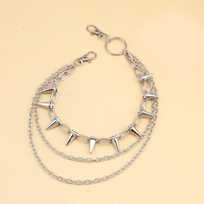 Hip Hop Punk Rock Metal Pants  - огляд і ціна Wallet Chain Bag