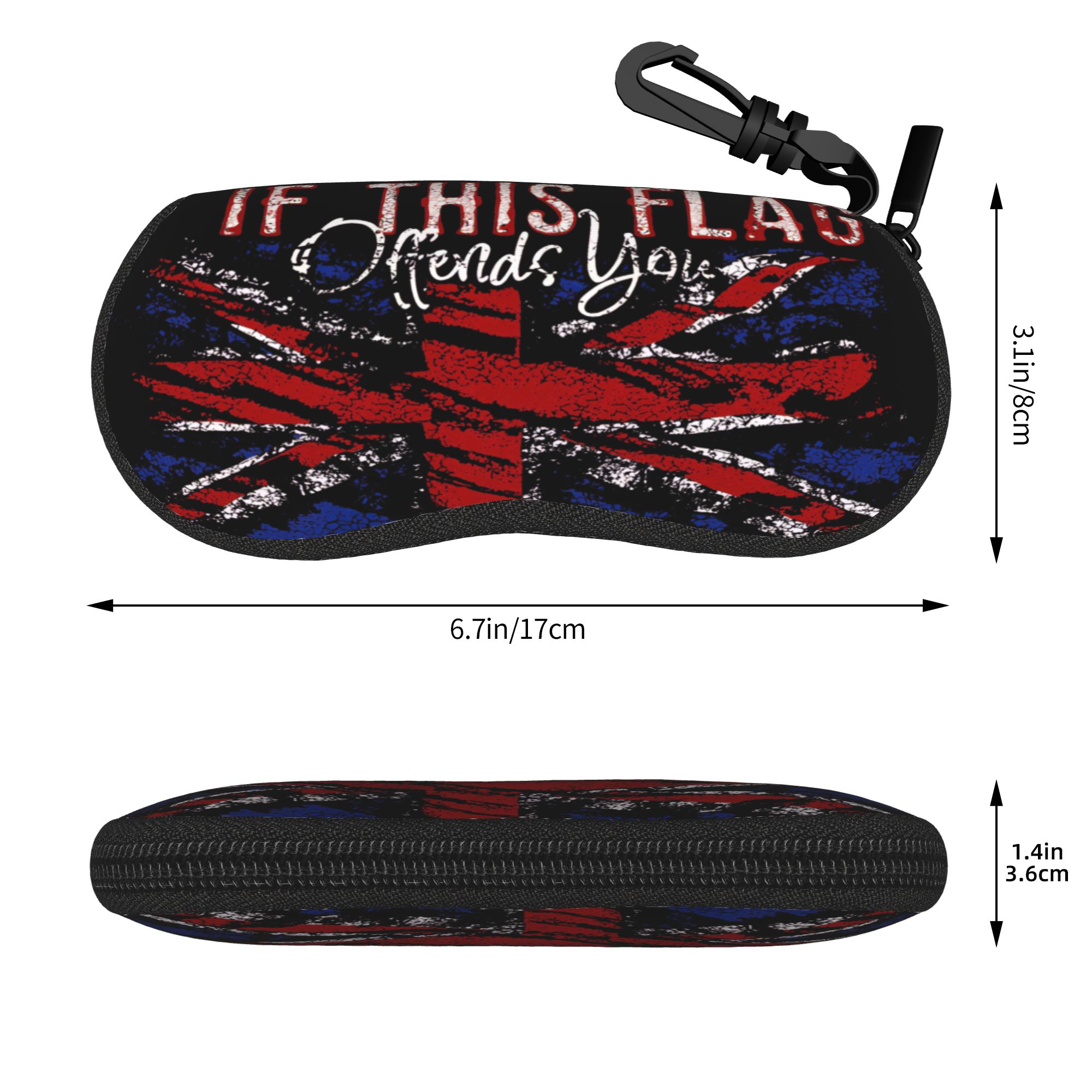 British flag UK Glasses Case M - огляд і ціна Women'S Accessories Uk