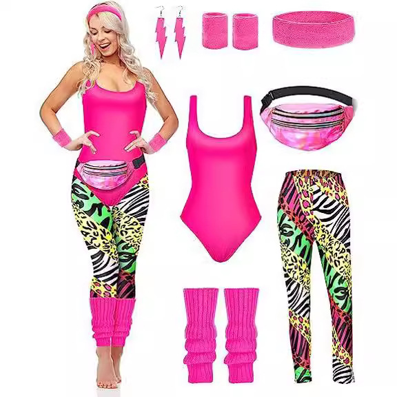 1980s Party Costume Women Spor - огляд і ціна Women'S Accessories In The 80S