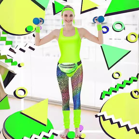 1980s Party Costume Women Spor - огляд і ціна Women'S Accessories In The 80S