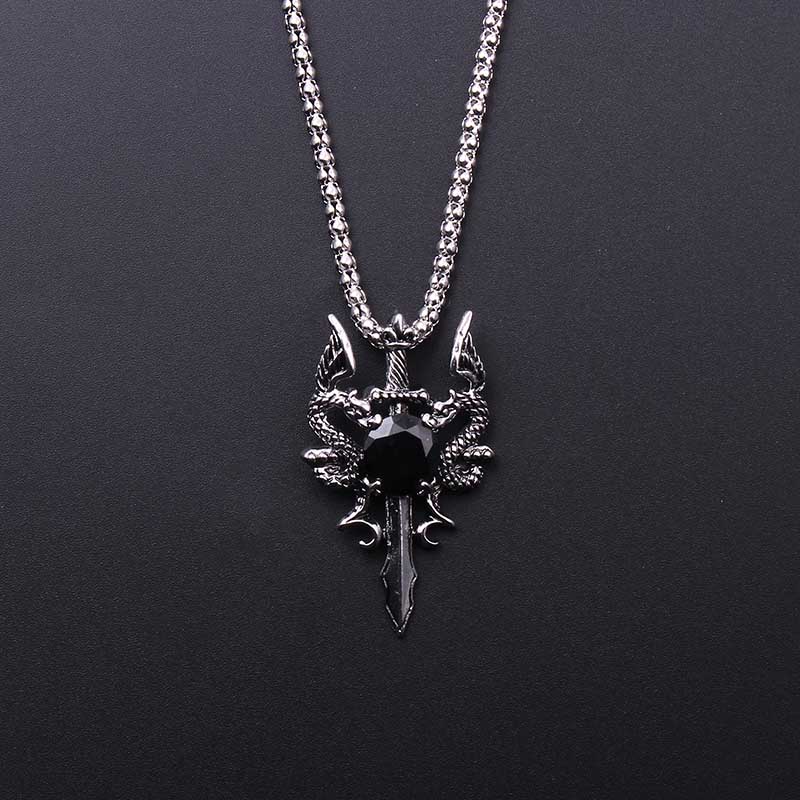 Double Dragon Black Gem Cross  - огляд і ціна Women Accessories Trendy