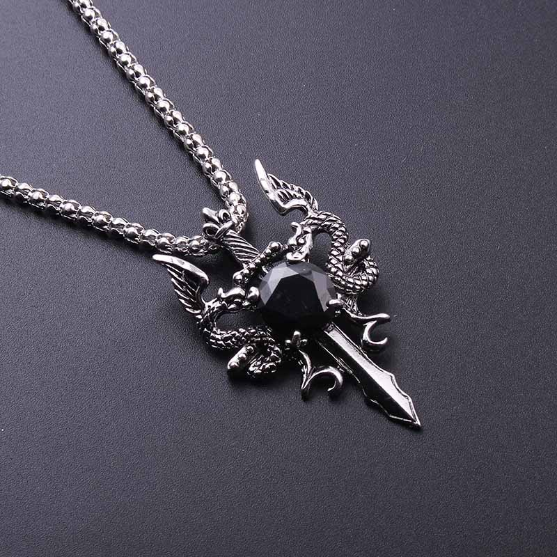 Double Dragon Black Gem Cross  - огляд і ціна Women Accessories Trendy