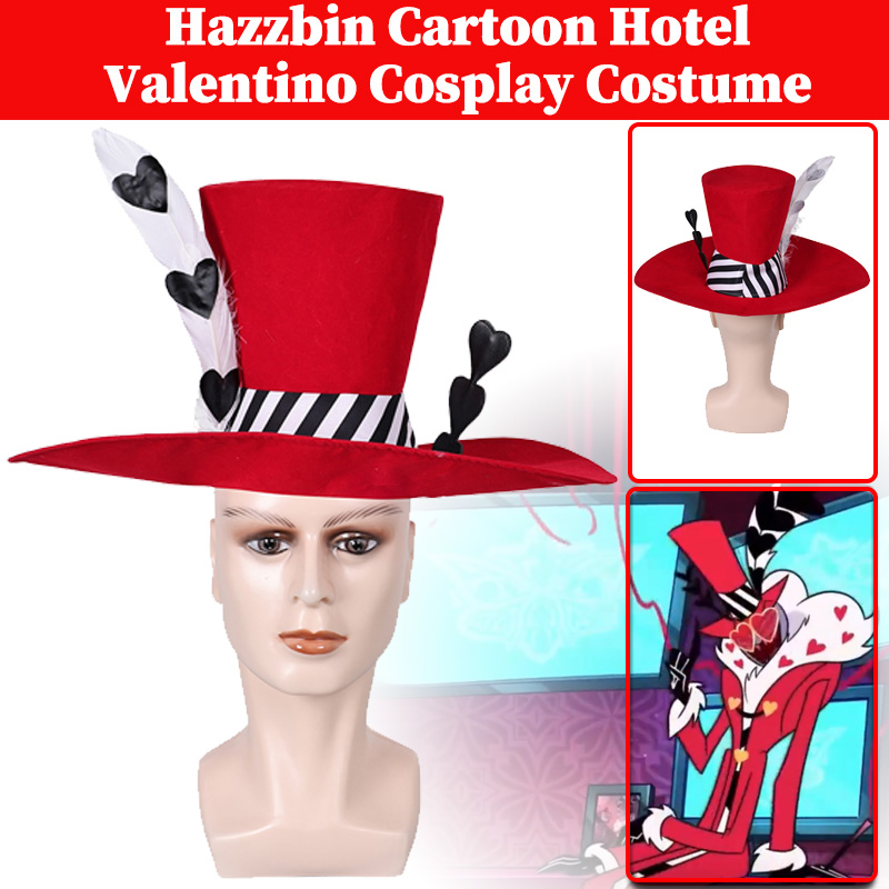 Hazzbin Valentino Hat Cosplay  - огляд і ціна Women'S Valentino Accessories