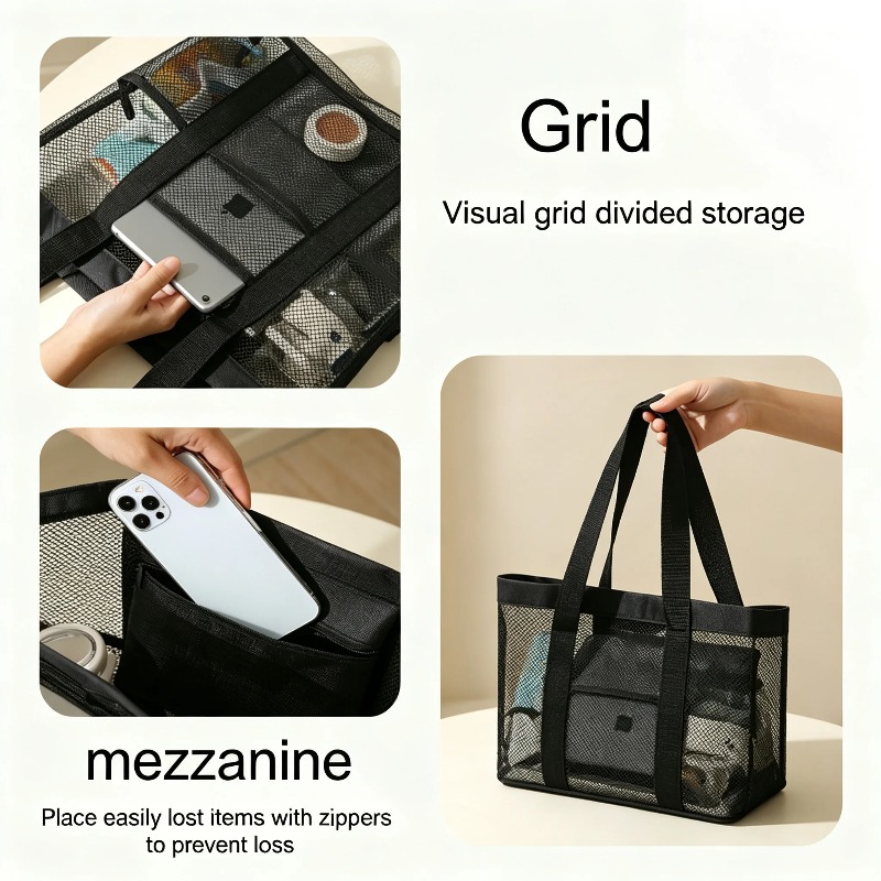 Beach Tote Bag Packaging Makeu - огляд і ціна Women Accessories List