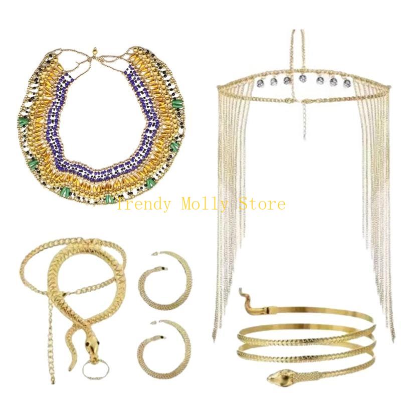 N5KB Egyptian Dress Up Accesso - огляд і ціна Women'S Egyptian Accessories