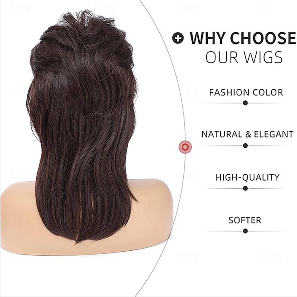 HAIRJOY Synthetic Hair Mullet  - огляд і ціна Women'S Accessories In The 80S